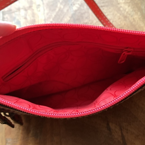 Fossil Orange Leather Wallet/Wristlet - Picture 5 of 7